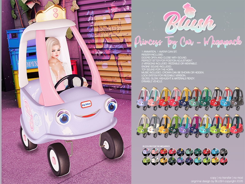 BLUSH - Princess Toy Car - Gacha