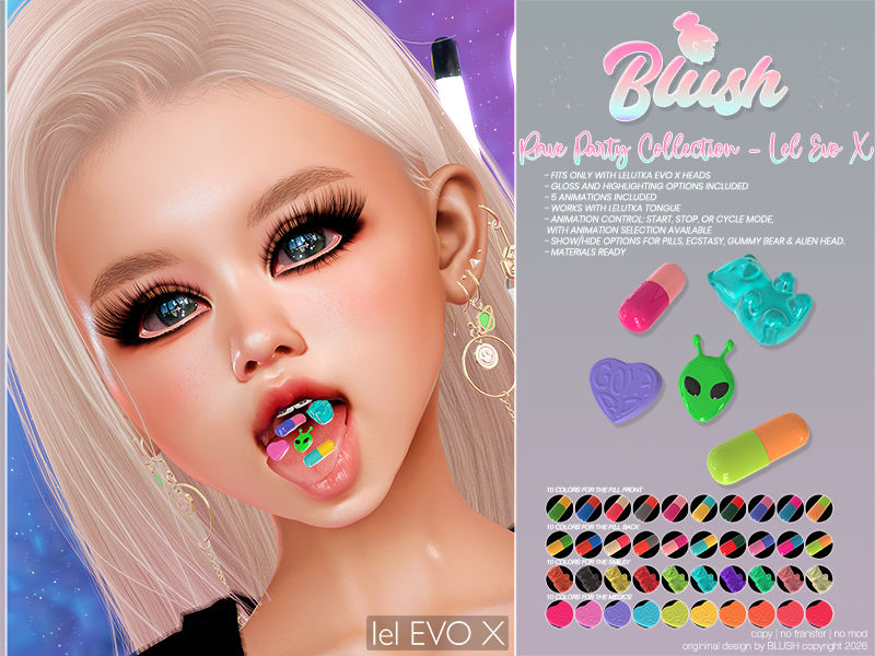 BLUSH - Rave Party Collection - LeLutka EVO X - Fatpack